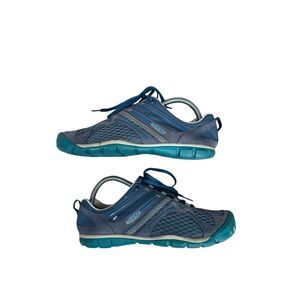 Keen Women’s 8.5 Madison Low CNX Barefoot Hiking Shoes Blue Gorpcore Outdoors
